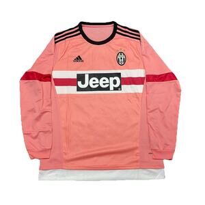 Juventus | Men’s Large “Pink” Long-Sleeve Jersey